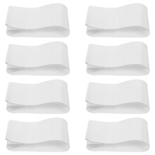 8St Witte Captain Armbanden Nylon Voor Sportieve Teamleider & Voetbal