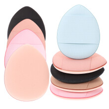 25Stk Weiche Make-Up Puderpuffs Mit Fingerhalter Für Foundation, Bunt