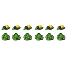 12Stk Aquarium Resin Tier Ornamente Landschaftsdekoration