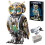 Mechanical Owl Model Kit with Dual Power Operation, Lights and Realistic Gears for STEM Learning 1