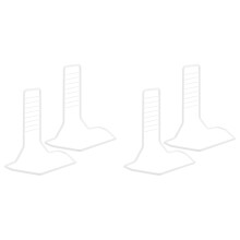 4Pcs Silent White Iron Hamster Exercise Wheel Brackets for DIY