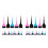 36Pièces Ensemble Pinceaux Plastique Usage Pro 2