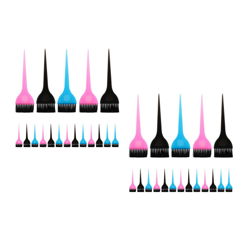 36Pièces Ensemble Pinceaux Plastique Usage Pro 2