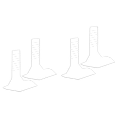 4Pcs Silent White Iron Hamster Exercise Wheel Brackets for DIY 2