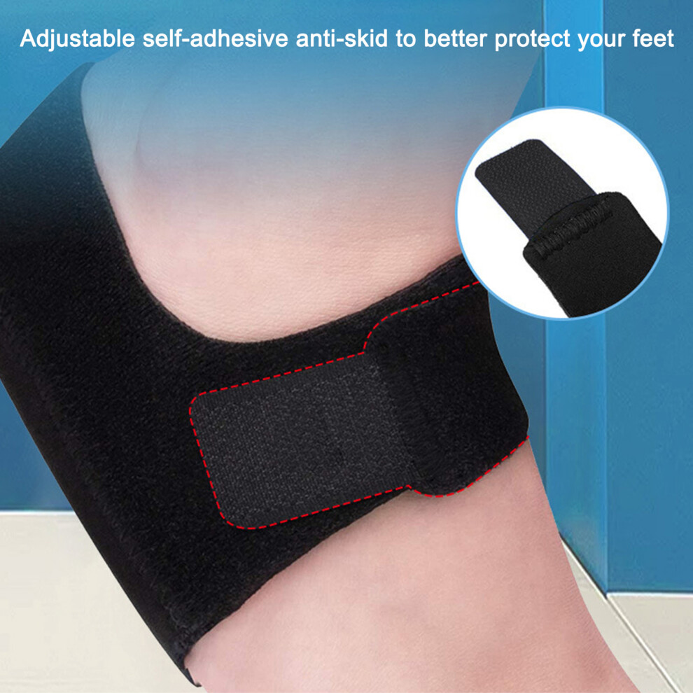 Silicone Heel Protectors Gel Cushions for Plantar Fasciitis â Multiple Colors & Sizes