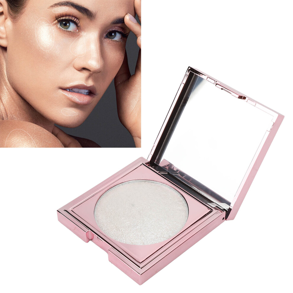 White Glitter Glisten Contour Highlighter Powder Palette 8G