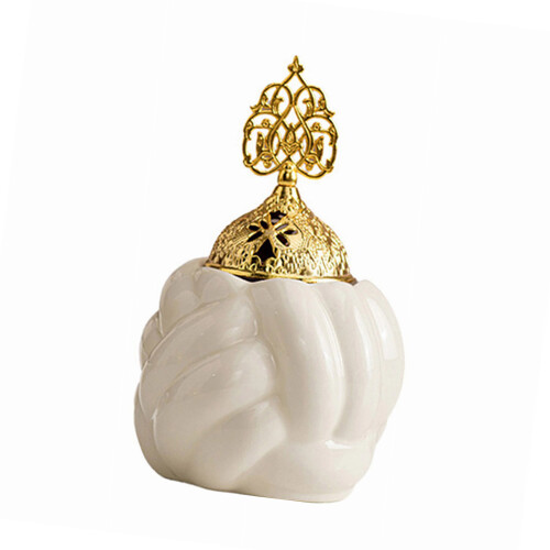 Islamic Arabic Ceramic Incenses Burners for Meditations-White