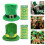 Patricks Day Party Hat with 6 Mustaches Beards for Men-Black 3