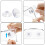 Pack Of 4 Versatile Acrylic Plant Holders Suitable For Office 4