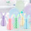 5Pcs Easter Hare Shape Paper Honeycomb Ornament for Tabletop 5