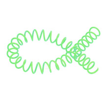 20 Stück grüne ABS Spiralbindekabel 30 Blatt Ersatzrücken für Büromaterial