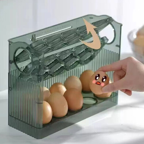 Practical Eggs Storage Tray Eggs Holder For Refrigerator-Clear 2