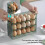 User Friendly Rotatable Eggs Dispenser Clear Plastic-Green 7