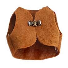 Practical Small Animal Vest Waistcoat Warm Clothes For-brown