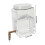 Kleine dierenwaterdispenser Plastic drinkfles met pinuitloop 3