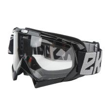 Occhiali da moto PC spugna regolabili 285g nero