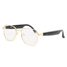 AI-Smartbrille Bluetooth 5.4 Übersetzungsbrille, 180mAh, Gold