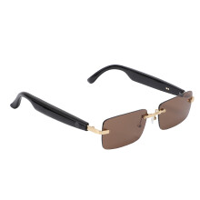 Intelligente Bluetooth-Übersetzerbrille Gold Braun 180 mAh Übersetzungseinklang Brille