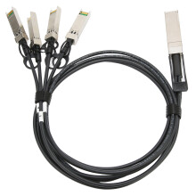 40G QSFP+ auf 4 SFP+ 1M Hochgeschwindigkeitskabel, langlebig mit effektiver Wärmeableitung