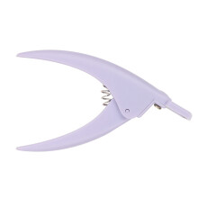 Professional Acrylic Nail Clipper Stainless Steel False Nail Cutter with Built‑in Holder for Smooth Precise Trimming and Nail Art Practice