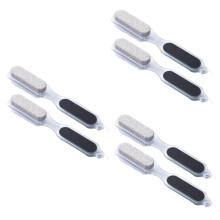 3sets Pumice Stone Foot File Remover Foot Sander Tool Exfoliation Smoother Kit Nail Brush Ergonomic Design 2pcs3