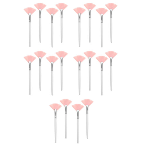 20Pcs Professional Fan Face Brushes Multi-Functional Makeup Tools Set