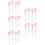 20Pcs Professional Fan Face Brushes Multi-Functional Makeup Tools Set 6
