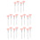 20Pcs Professional Fan Face Brushes Multi-Functional Makeup Tools Set 11