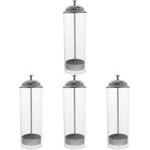 4St Heldere Rietjes- En Keukenbestekhouder Met Modern Design