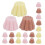 30Pcs Durable Plastic Mini Fake Food Dollhouse Pudding Decorations 1