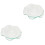 4Pcs Multi-Use Transparent Glass Wax Burner Replacement Plates 2
