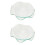 4Pcs Multi-Use Transparent Glass Wax Burner Replacement Plates 4
