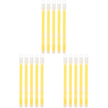 15St Compacte Gele Pe Glow Sticks Met Haak Voor Outdoor Avonturen