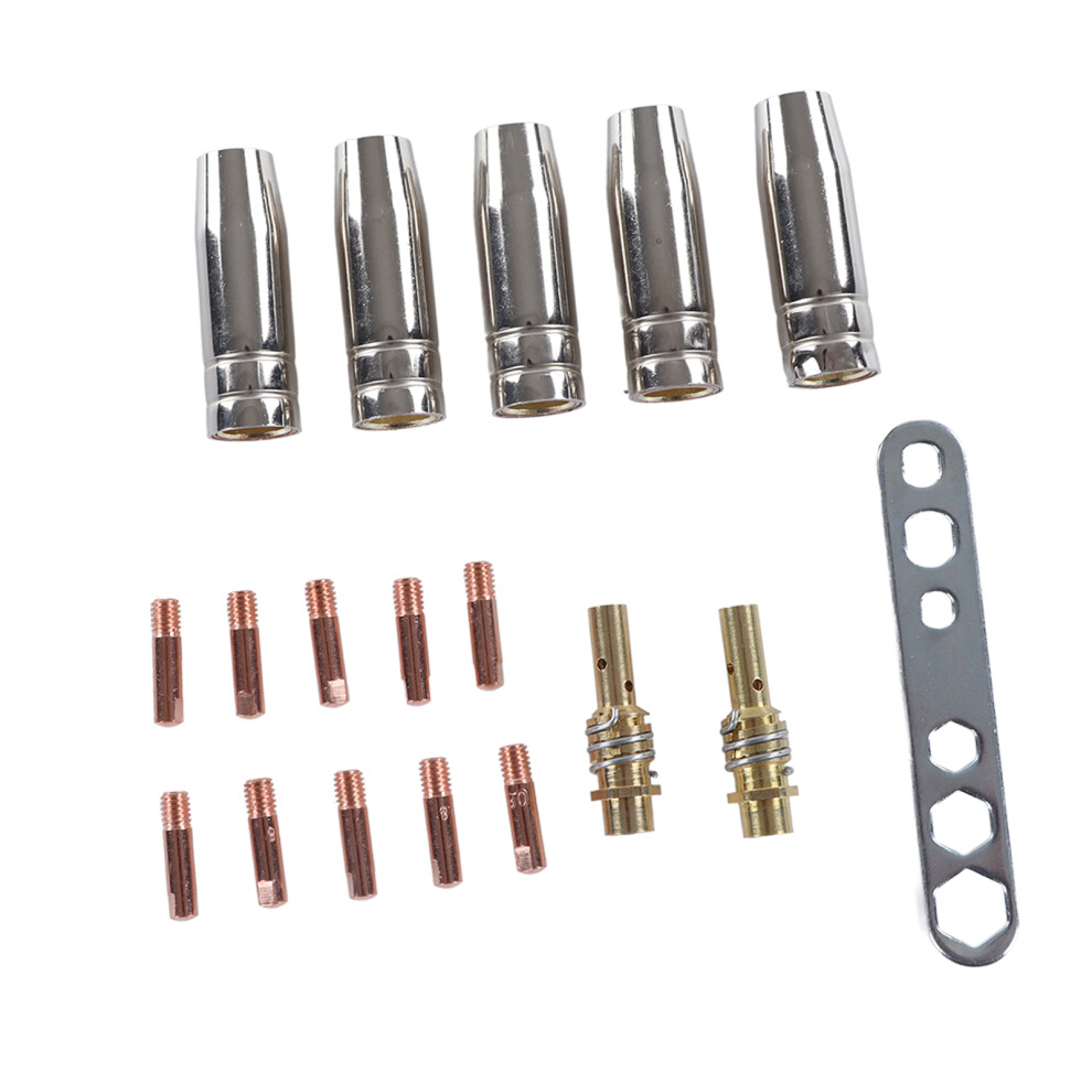 Welding Protection Nozzle Contact Tip Set For Mb15 Copper Torch Consumables 9481390228280