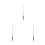 3Pcs Precision Eyeliner Brush Tool Multicolor Makeup Detail Brushes 2