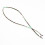 Green Eyeglass Retainer Stylish Texture Washable and Compact 9