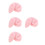 16Pcs Home Use Pink Face Exfoliating Gloves Soft Comfortable Sponges 2