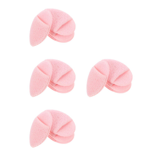 16Pcs Home Use Pink Face Exfoliating Gloves Soft Comfortable Sponges 1