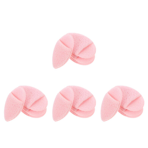 16Pcs Home Use Pink Face Exfoliating Gloves Soft Comfortable Sponges 2