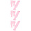 9Pcs Versatile Pink Highlighting Board with Comb Hair Dyeing Tools Kit 7