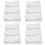 12Pièces Brassards Blancs En Nylon Pour Football 4
