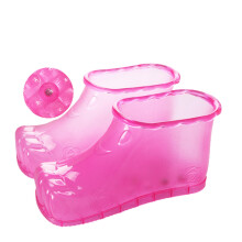 Foot Spa Shoes with Magnetic Massage Nodes, LeakResistant PVC Soaking Boots for Home Foot Bath Relaxation