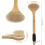 Back Scrub Brush, Stiff Boar Bristles Bamboo Long Handle Body Bath Brush 2