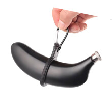 Elegant Banana Designs 5Oz Stainless Steel Liquor Flask For-5