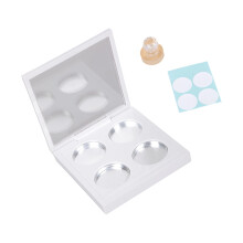 Practical Eyeshadow Case Easy To Carry Makeup Container-White