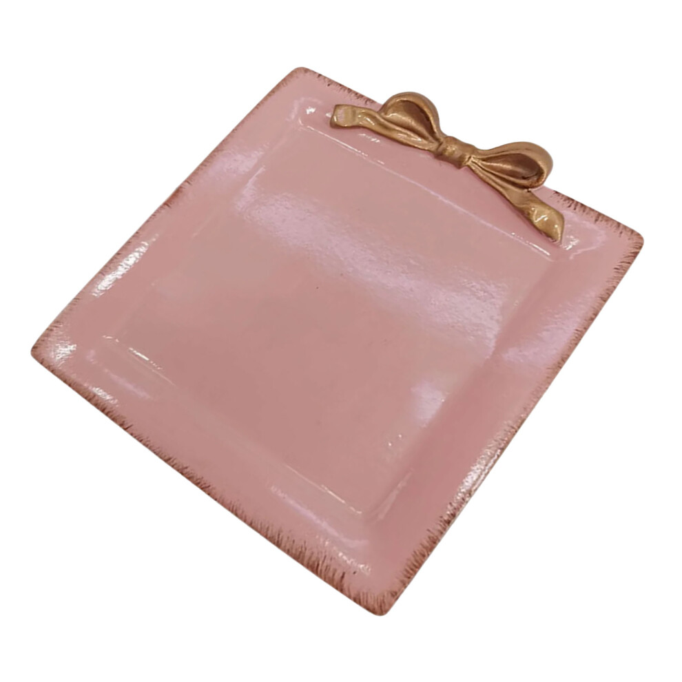 Durable Resin Candle Holder With Sturdy Base For-Pink Square 7751001284533