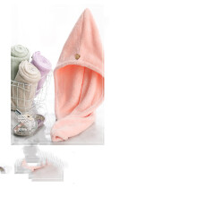 Microfiber Hair Towel Cap Thickened Coral Velvet Quick Dry Turban for Women Long Hair