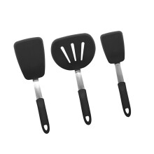 Easy To Clean Silicone Turner Spatula for-Large fry spatula 3