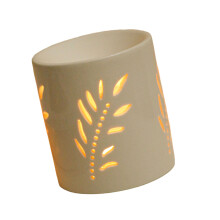 Essential Oil Burners Wax Melt Burners-Round hollow wheat