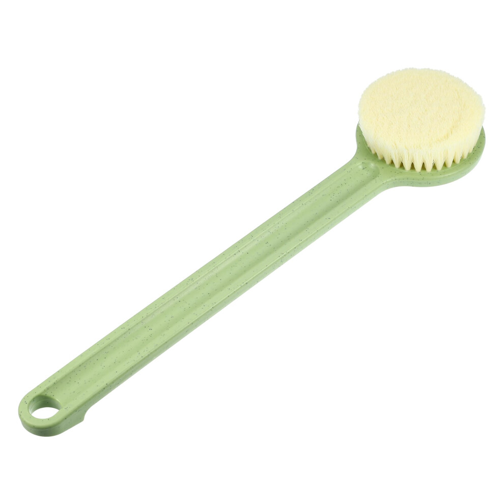 Green Long Handle Back Scrubber For Shower, Gentle Exfoliating Bath Brush With NonâSlip Grip,